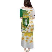 British Virgin Islands Day Personalised Puletasi Vigilate Plumeria Alba Coat Of Arms