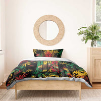 Jamaica Reggae Festival Bedding Set One Love Rastafari Culture - Wonder Print Shop