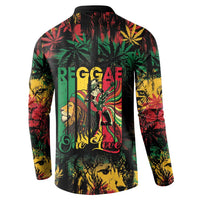 Jamaica Reggae Festival Button Sweatshirt One Love Rastafari Culture - Wonder Print Shop