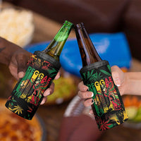 Jamaica Reggae Festival 4 in 1 Can Cooler Tumbler One Love Rastafari Culture - Wonder Print Shop