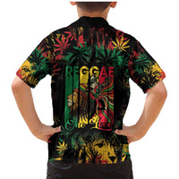 Jamaica Reggae Festival Family Matching Mermaid Dress and Hawaiian Shirt One Love Rastafari Culture - Wonder Print Shop