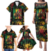 Jamaica Reggae Festival Family Matching Puletasi and Hawaiian Shirt One Love Rastafari Culture - Wonder Print Shop