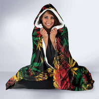 Jamaica Reggae Festival Hooded Blanket One Love Rastafari Culture - Wonder Print Shop