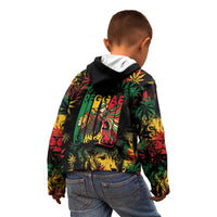Jamaica Reggae Festival Kid Hoodie One Love Rastafari Culture - Wonder Print Shop