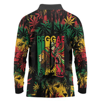 Jamaica Reggae Festival Long Sleeve Polo Shirt One Love Rastafari Culture - Wonder Print Shop