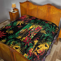 Jamaica Reggae Festival Quilt One Love Rastafari Culture - Wonder Print Shop