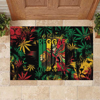 Jamaica Reggae Festival Rubber Doormat One Love Rastafari Culture - Wonder Print Shop