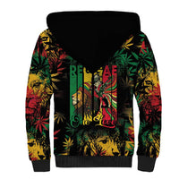 Jamaica Reggae Festival Sherpa Hoodie One Love Rastafari Culture - Wonder Print Shop