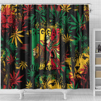 Jamaica Reggae Festival Shower Curtain One Love Rastafari Culture - Wonder Print Shop