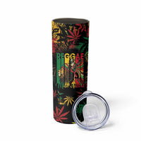 Jamaica Reggae Festival Skinny Tumbler One Love Rastafari Culture - Wonder Print Shop