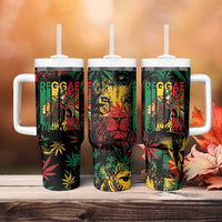 Jamaica Reggae Festival Tumbler With Handle One Love Rastafari Culture - Wonder Print Shop