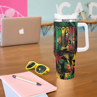 Jamaica Reggae Festival Tumbler With Handle One Love Rastafari Culture - Wonder Print Shop