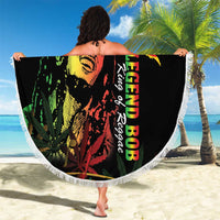 King Of Reggae Legend Bob Beach Blanket Rasta Cannabis - Wonder Print Shop