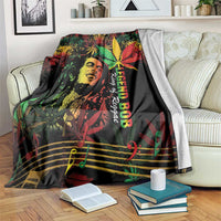 King Of Reggae Legend Bob Blanket Rasta Cannabis - Wonder Print Shop