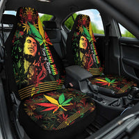 King Of Reggae Legend Bob Car Seat Cover Rasta Cannabis - Wonder Print Shop