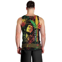 King Of Reggae Legend Bob Men Tank Top Rasta Cannabis - Wonder Print Shop