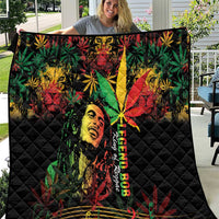 King Of Reggae Legend Bob Quilt Rasta Cannabis - Wonder Print Shop