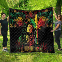 King Of Reggae Legend Bob Quilt Rasta Cannabis - Wonder Print Shop