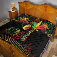 King Of Reggae Legend Bob Quilt Rasta Cannabis - Wonder Print Shop