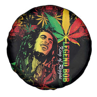 King Of Reggae Legend Bob Spare Tire Cover Rasta Cannabis - Wonder Print Shop