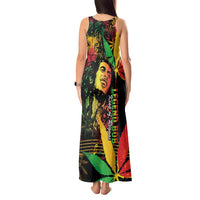 King Of Reggae Legend Bob Tank Maxi Dress Rasta Cannabis - Wonder Print Shop