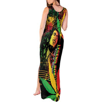 King Of Reggae Legend Bob Tank Maxi Dress Rasta Cannabis - Wonder Print Shop