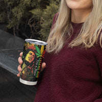 King Of Reggae Legend Bob Tumbler Cup Rasta Cannabis - Wonder Print Shop