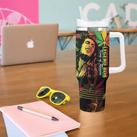 King Of Reggae Legend Bob Tumbler With Handle Rasta Cannabis - Wonder Print Shop