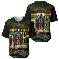 Jamaica Reggae Legend Tosh Baseball Jersey Cannabis Pattern - Wonder Print Shop