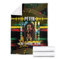 Jamaica Reggae Legend Tosh Blanket Cannabis Pattern - Wonder Print Shop