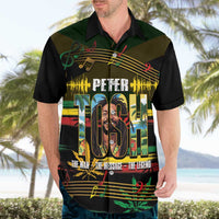Jamaica Reggae Legend Tosh Hawaiian Shirt Cannabis Pattern - Wonder Print Shop