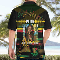 Jamaica Reggae Legend Tosh Hawaiian Shirt Cannabis Pattern - Wonder Print Shop