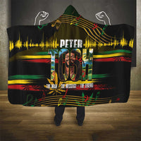 Jamaica Reggae Legend Tosh Hooded Blanket Cannabis Pattern - Wonder Print Shop