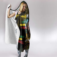 Jamaica Reggae Legend Tosh Hooded Blanket Cannabis Pattern - Wonder Print Shop