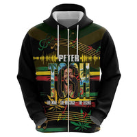 Jamaica Reggae Legend Tosh Hoodie Cannabis Pattern - Wonder Print Shop