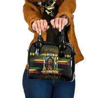 Jamaica Reggae Legend Tosh Shoulder Handbag Cannabis Pattern - Wonder Print Shop