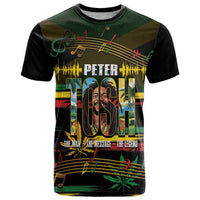 Jamaica Reggae Legend Tosh T Shirt Cannabis Pattern - Wonder Print Shop