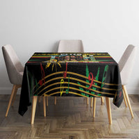 Jamaica Reggae Legend Tosh Tablecloth Cannabis Pattern - Wonder Print Shop