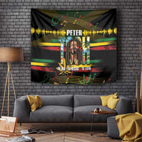 Jamaica Reggae Legend Tosh Tapestry Cannabis Pattern - Wonder Print Shop