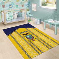 Custom Ecuador Football Area Rug 2025 Come On La Tricolor - Wonder Print Shop