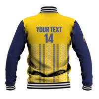 Custom Ecuador Football Baseball Jacket 2025 Come On La Tricolor - Wonder Print Shop