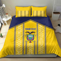 Custom Ecuador Football Bedding Set 2025 Come On La Tricolor - Wonder Print Shop