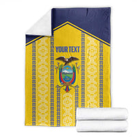 Custom Ecuador Football Blanket 2025 Come On La Tricolor - Wonder Print Shop