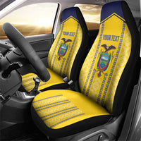 Custom Ecuador Football Car Seat Cover 2025 Come On La Tricolor - Wonder Print Shop