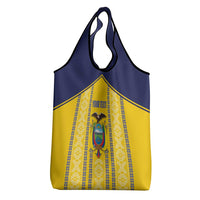 Custom Ecuador Football Grocery Bag 2025 Come On La Tricolor - Wonder Print Shop