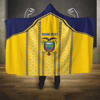 Custom Ecuador Football Hooded Blanket 2025 Come On La Tricolor - Wonder Print Shop