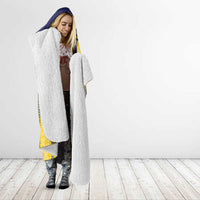 Custom Ecuador Football Hooded Blanket 2025 Come On La Tricolor - Wonder Print Shop