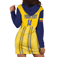 Custom Ecuador Football Hoodie Dress 2025 Come On La Tricolor - Wonder Print Shop
