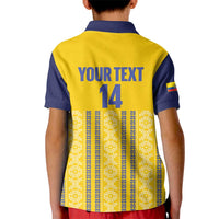 Custom Ecuador Football Kid Polo Shirt 2025 Come On La Tricolor - Wonder Print Shop