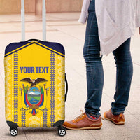 Custom Ecuador Football Luggage Cover 2025 Come On La Tricolor - Wonder Print Shop